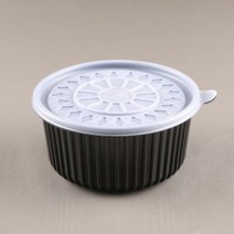감자탕 포장 배달용기 대 HG-842호 50개 블랙 세트 2290ml, 50개입,세트