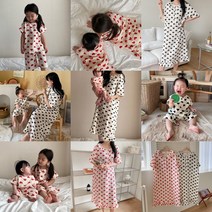 맘커플 빅하트 상하세트 원피스 여름옷 외출복 나들이 엄마랑 아이랑 마실룩 마트 여름휴가