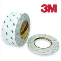 3M 찢어쓰는 얇은 화지 양면테이프 50M, 10mm, 1개