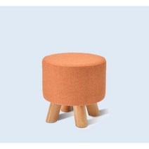 감성 홈 카페 커버 세탁 가능 포인트 미니 원형 의자 침실 신혼부부 드라마, 오렌지