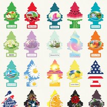 [20종모음]리틀트리 LITTLE TREE 차량용 방향제 걸이형 자동차 실내 냄새제거, 로즈쏜