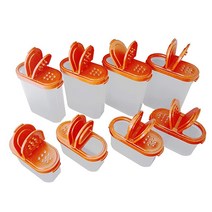Tupperware Modular Mate 향신료 셰이커 세트 (8) 레드