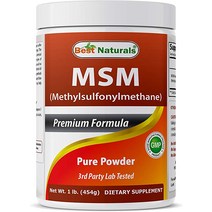 Best Naturals 100% 퓨어 MSM 파우더 0.5kg1파운드