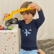 수아팜 남아용 스카이디노 긴팔 수면 잠옷 상하 세트
