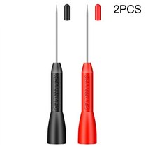 검전기 디지털 멀티미터 pt2002 절연 피어싱 바늘 1mm 핀 비파괴 테스트 프로브, 2개