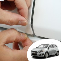 아베오 해치백 도어 하단 코너 PPF 도장 기스 흠집 긁힘 방지 자동차 투명 보호필름 4매