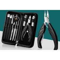 Lzy 손톱깍이 세트(Set) 발톱 가위 페디큐어 관리 정리 도구, 손톱깎이 페디큐어 칼 각질제거 코렉터13개레드