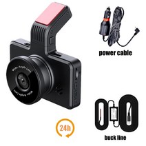 자전거블랙박스 전후방 액션캠 3인치 HD 자동차 대시 캠 와이파이 24H DVR 비디오 레코더 1440P 카메라 듀, 03 single len-24h_05 아무도