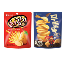 오리온 무뚝뚝감자칩 60g x 6p + 눈을감자 56g x 6p, 7세트
