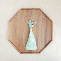 한복소품 달래꽃노리개 가방장식 보자기포장 생활한복 노리개