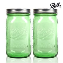 볼메이슨자 헤리티지 스프링 그린 32oz (1＋1), 볼메이슨자 헤리티지 스프링 그린 32oz 1+1
