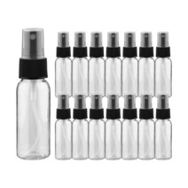 용기도소매 투명 검정캡 스프레이 공병 라벨지 증정, 50ml 15개