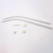 160cm 커브형 샤워커튼봉 목욕 부스 공간분리