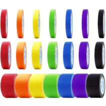 마스킹테이프 15mm 24mm 48mm x 10M 40M 8컬러, 24mm x 40M, 흑색, 1개