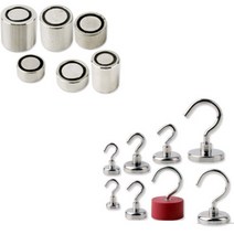 1P 초강력 고리형 영구자석 네오디움자석 피스고정자석 현수막설치 자석고리, 고리홀더-고리홀더20Φ/3개