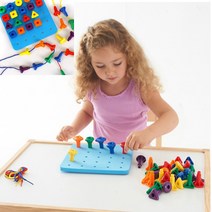 도형쌓기 지오페그 보드세트 쌓기놀이 유아교재교구