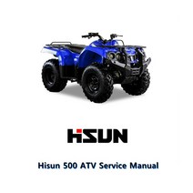 4륜 atv 오토바이 사륜 농업용 산악 튜닝 파츠Hisun 500 ATV 서비스 설명서 영어 버전 HS500 Stels, 01 MULTI, [01] MULTI