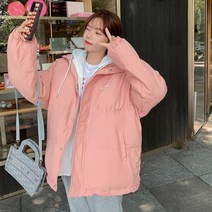 RM 역시즌 패딩 숏 겨울 여 학생 항풍 루즈핏 아우터 패션