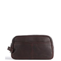 [정품] Burkely 버클리 앤티크 에이버리 세면도구 가방 다크 브라운 25 cm 워시백 목욕가방 화장품파우치