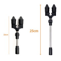 대륙받침틀전용 원터치형 신형 뒤꽂이 플러스 낚시 대륙기업 민물낚시 받침틀 받침대, 짧은타입(신형)