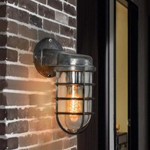 인테리어 벽조명 실내 벽등 미국 스타일의 순수 알루미늄 복고풍 산업 방폭 레스토랑 의류 매장 중공 유리 단철 벽 램프, 12.aluminum 색상 - White light -