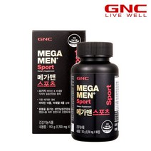 GNC 건강식품 비타민 비타민C [GNC] 메가맨 스포츠 (90정) 45일분, 상세 설명 참조, 단일옵션