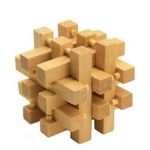 치매예방퍼즐 게임 클래식 IQ 3D 나무 연동 버 퍼즐 듣기 잠금 하노이 타워 마인드 두뇌 티저 키덜트, KM22
