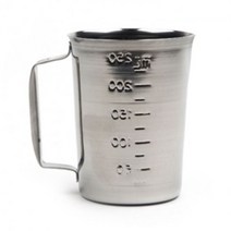 CM3961; 스텐 계량컵 250cc 베이킹 눈금컵 요리 이유식 용량컵 :op_how# 계량스푼 파이렉스계량컵500