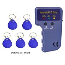 rfid nfc 복사기 태그 리더기 스티커 도어락 휴대용 카드 RFID 복사기 ID 핸드 헬드 125khz 키 리더 라이터, 02 As show A set