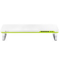제닉스 ZIGNUM M-DESK F1 다기능 모니터 받침대 스탠드, 그린
