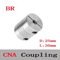 MDPS커플링 유연한 플렉시블 커플링 커플링 BR D25 L30 CNC 스테퍼 모터 샤프트 커플러 플렉시블 커넥터 1, 09 6x12