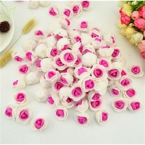 웨딩카장식 프로포즈 웨딩카 꾸미기 결혼기념일 리본 장식 20pcs 3cm pe, a22 화이트 로즈 레드