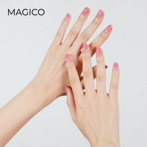 마지코 피치 숨쉬는 드라이 매니큐어 그라데이션 시럽 네일팁 붙이는 네일 스티커 G-01, 1개