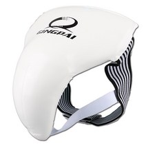 낭심 급소 중심 보호대 고급 흰색 태권도 사타구니 남성 여성 가랑이 권투 가라테 성기, XL