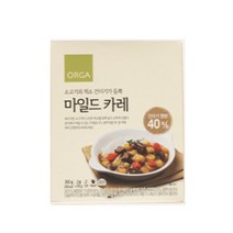 ORGA 가정식 마일드카레 300g (150gx2봉) 별식 술안주 간편식 캠핑 혼밥 자취 튀김, 19개