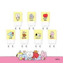 BT21 멀티고속충전기 PD QC3.0 듀얼 USB/C타입 20W, RJ