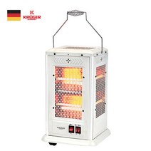크루거_ 오방난로 전기 히터 소형 KRH-3390KQW (2kw), 단품