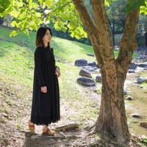 유니크 특이한 여성스러운 편안한 모던 프릴 주름 샤링 레이스 원피스 이플 인사동