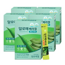 [녹십초] 알로에 베라겔 망고맛, 5박스/150포