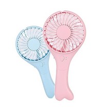 (제스) 윅스 휴대용 데스크 USB 충전식 손 선풍기 HF-1800 블루