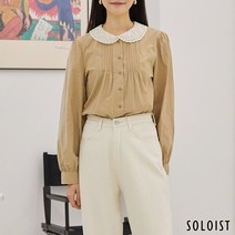 [솔로이스트] 아일렛 칼라 블라우스 SADM1109