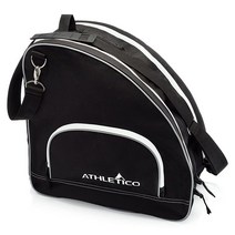 Athletico 아이스 인라인 스케이트 가방 와 롤러 프리미엄, Black with White Trim, Black with White Trim