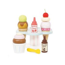 Le Toy Van – Pädagogisches Honeybake Rollenspiel Carlos Eiscreme aus buntem Holz | Tolles Rollenspi, Gelato
