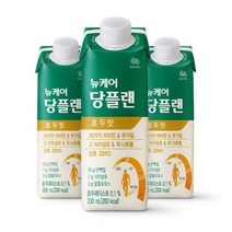 웰라이프 영양보충 뉴케어 당플랜 호두맛 200mlx30팩 1박스 (스마일팩) 고단백 간식 노인식 영양균형식 체중조절, 4set
