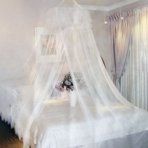 모기장 럭셔리 화이트 레이스모기장 캐노피, 상세페이지 참조