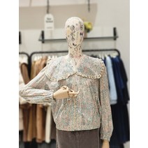 써스데이아일랜드 레이스카라 블라우스 T216MBS133 PK(1320441)