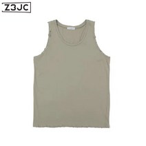 Z3JC 남성 순면 순색 여름 민소매 루즈핏 레이어드 레깅스 남자 나시