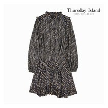 [써스데이아일랜드] [Thursday Island] 여성 기하학 패턴믹스 원피스(T206M