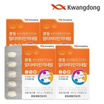 광동생활건강 광동 멀티비타민 미네랄 4박스 8개월분, 4개, 단품