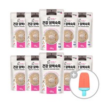 더독 닭죽 10개(1box)+아이스팝, 단품